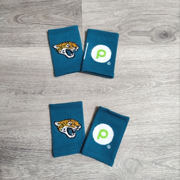 🎉NEW Jacksonville Jaguars Sport Wrist Sweat Band - Picture 2 of 3